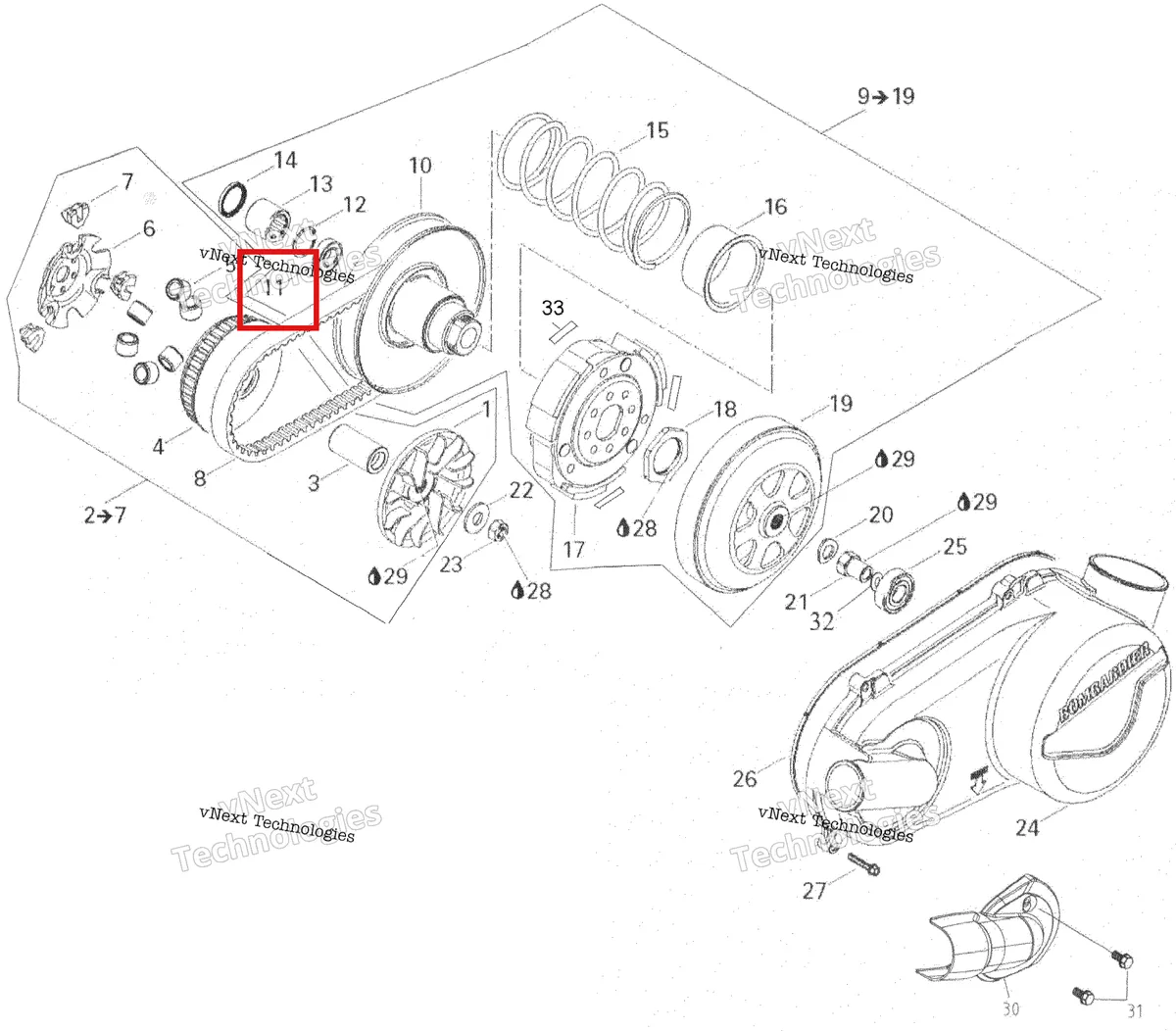 Деталь 420632420 на схеме узла 2007 Can-Am Rally 175 Pulley System