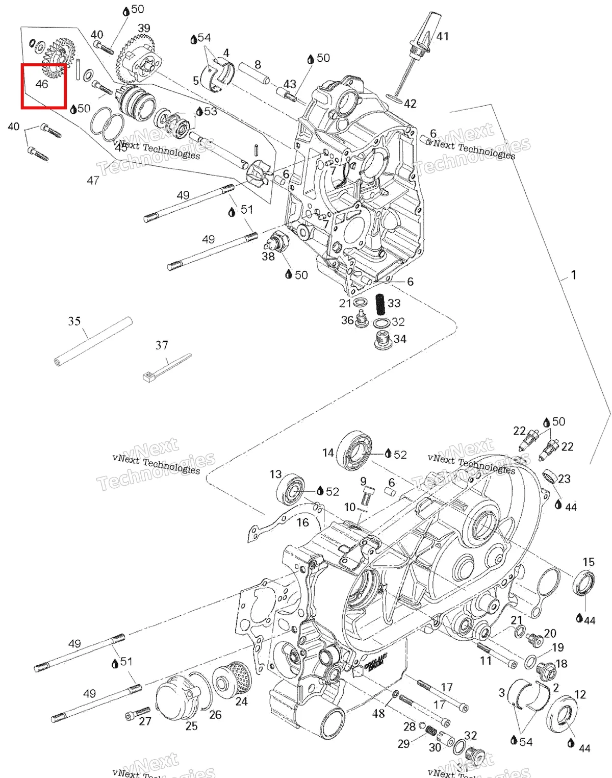 Деталь 420634430 на схеме узла 2007 Can-Am Rally 175 Crankcase