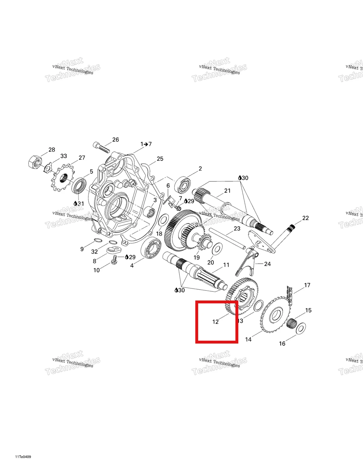Деталь 420635250 на схеме узла 2004 Can-Am Rally 175 Gear Shift