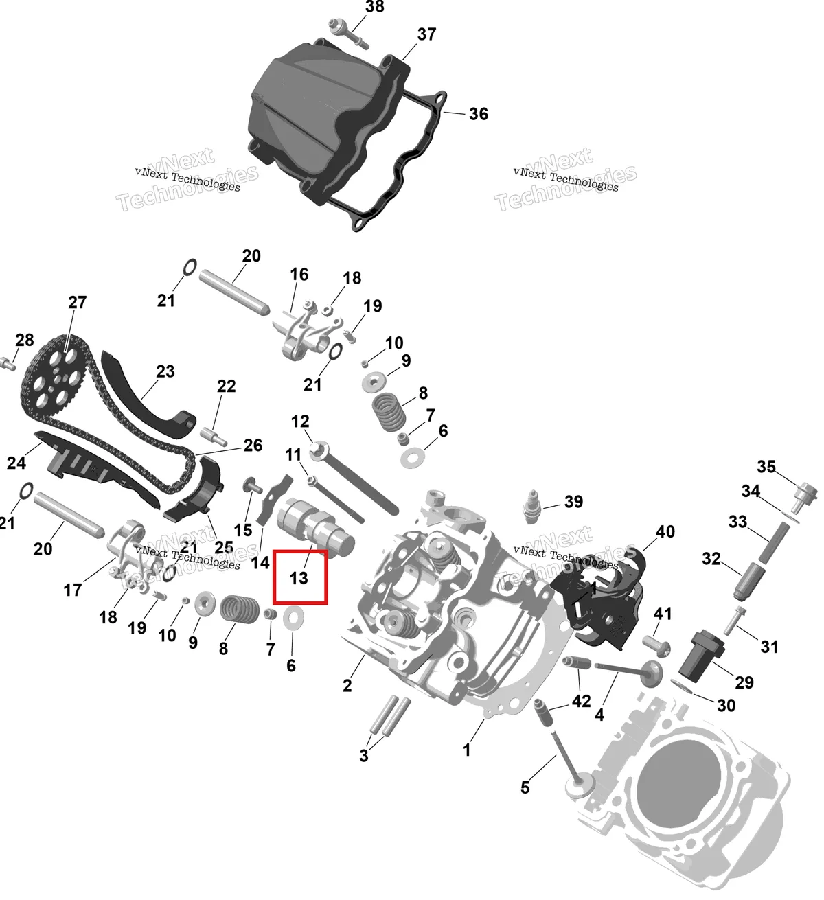 Деталь 420637573 на схеме узла 2026 Can-Am Defender - HD9 - BASE - 6WTA - Compass Green - 62