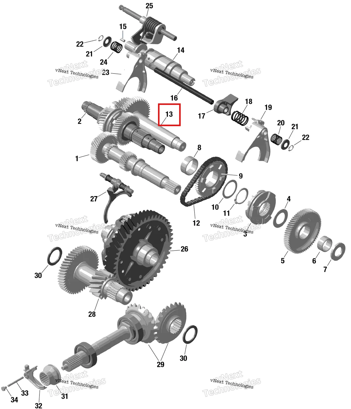 Деталь 420637676 на схеме узла 2024 Can-Am Commander 1000R EFI - XTP - 6YRA - Macchiato Satin - 64
