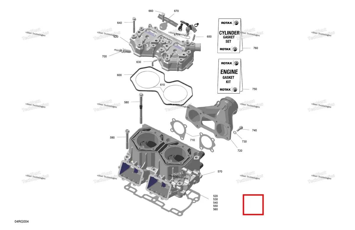 Деталь 420641762 на схеме узла 2027 Ski-Doo BACKCOUNTRY - Adrenaline - 850 E-TEC - UGVA - Deep Black - 16X146X2.0P Track Rotax - Cylinder