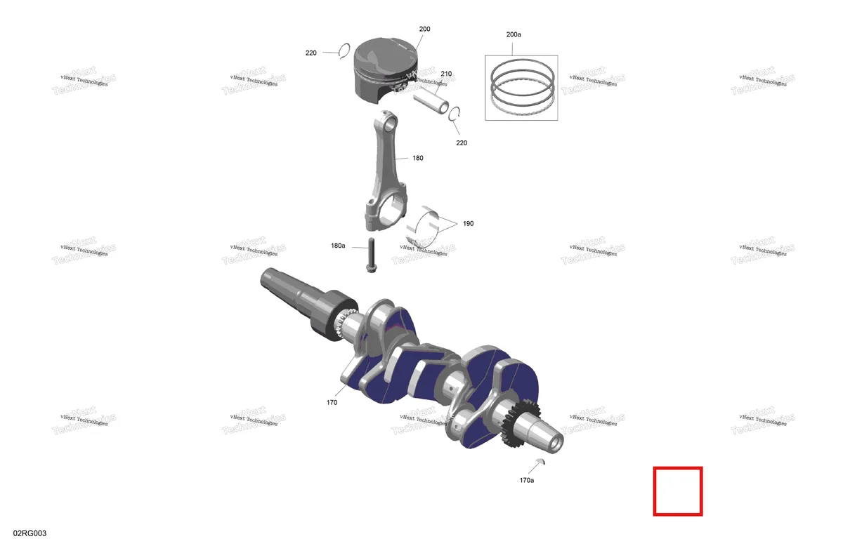 Деталь 420641794 на схеме узла 2027 Ski-Doo EXPEDITION - LE - 900 ACE - AAVA - Deep Black - 20X154X1.5CSS Track Rotax - Crankshaft And Pistons