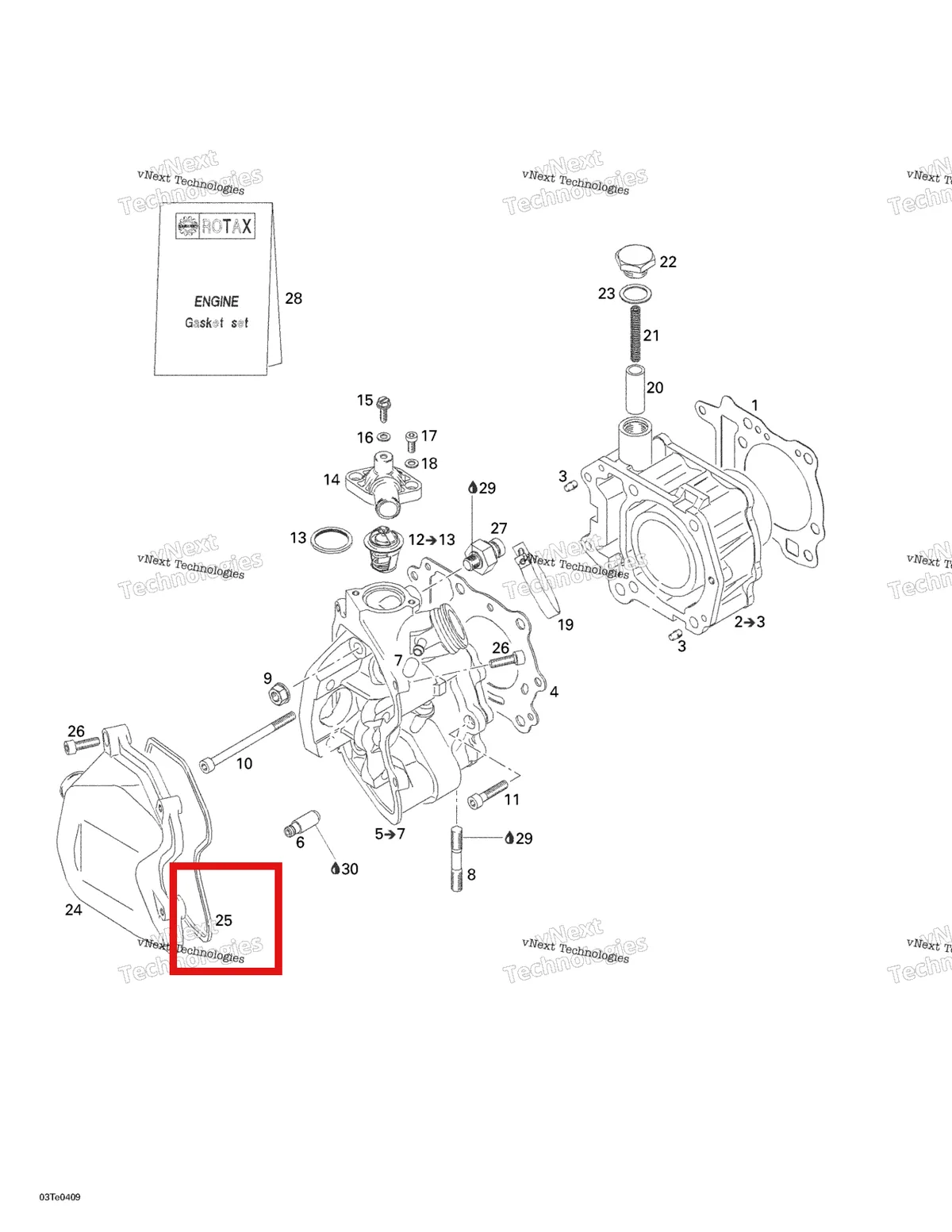 Деталь 420650230 на схеме узла 2004 Can-Am Rally 175 Crankshaft, Piston And Cylinder