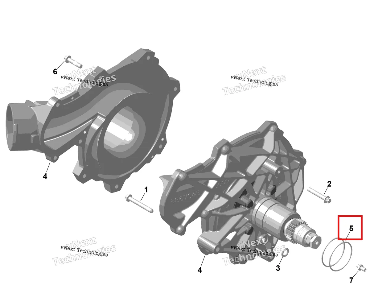 Деталь 420650270 на схеме узла 2026 Sea-Doo GTR - 300 - X - 24TB - Eclipse Black - Audio Rotax - Supercharger
