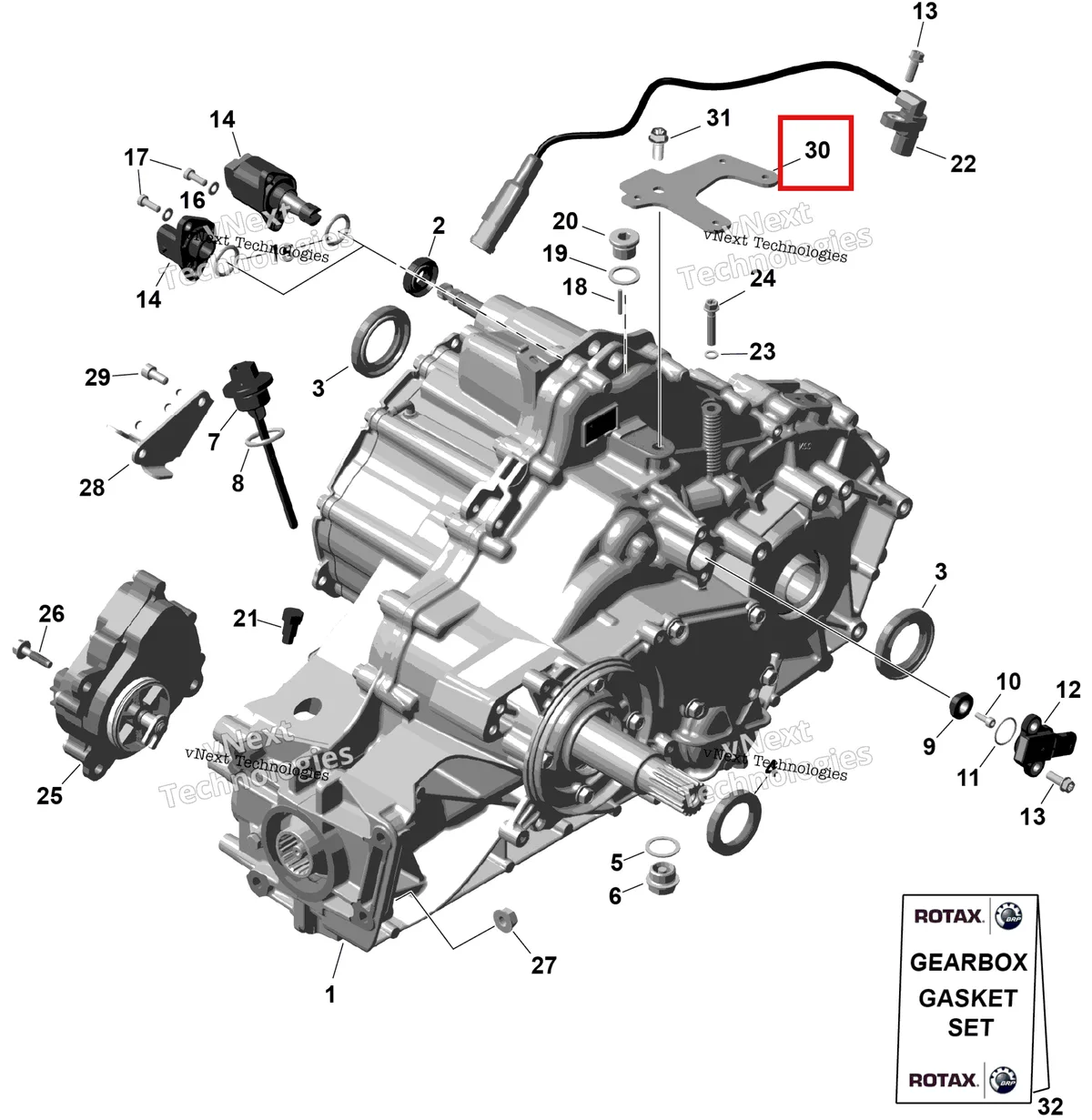 Деталь 420651046 на схеме узла 2026 Can-Am Commander - 1000R EFI - DPS - 6PTB - Compass Green - 60