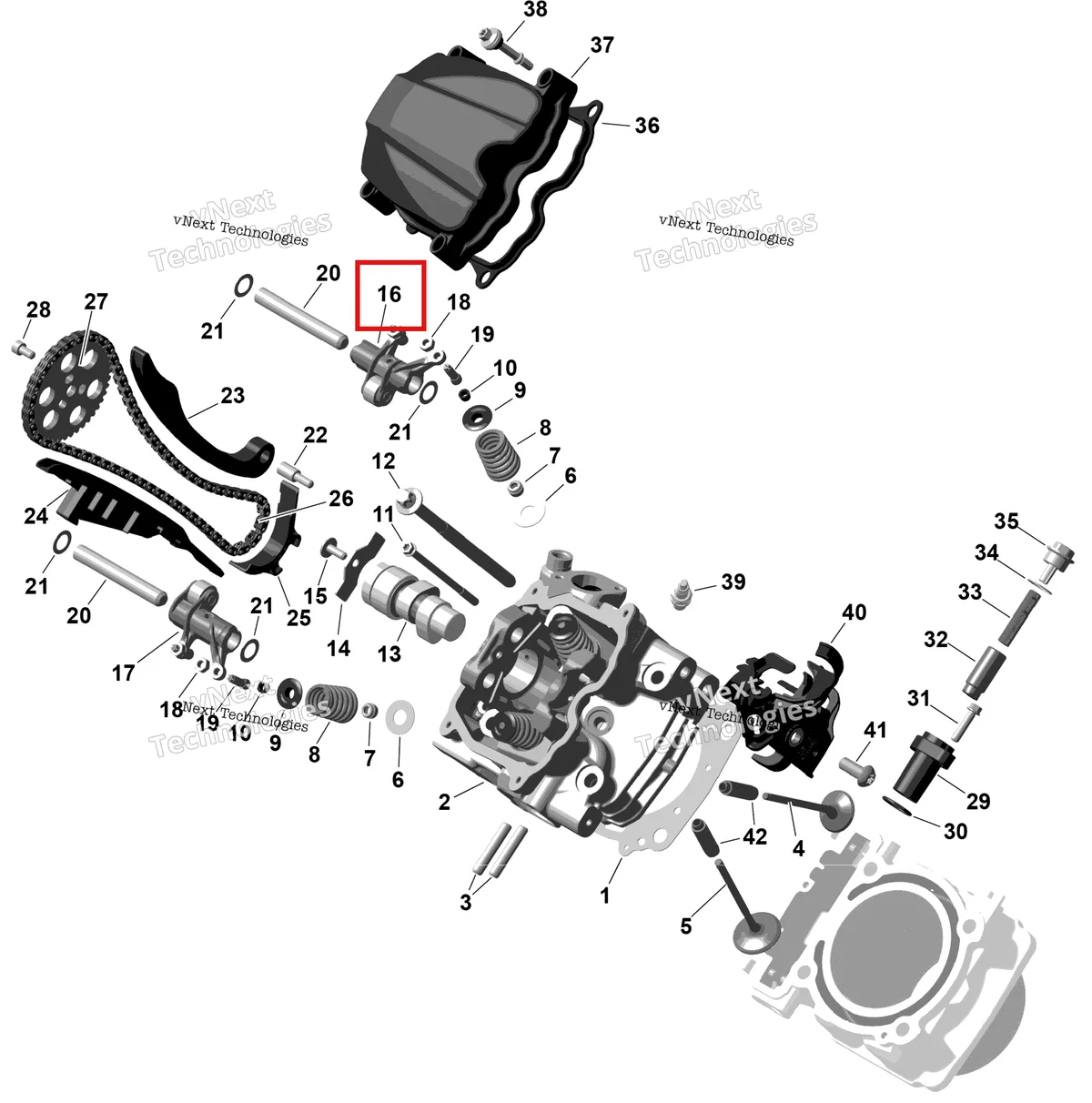 Деталь 420653067 на схеме узла 2026 Can-Am Commander - 1000R EFI - DPS - 6PTB - Compass Green - 60