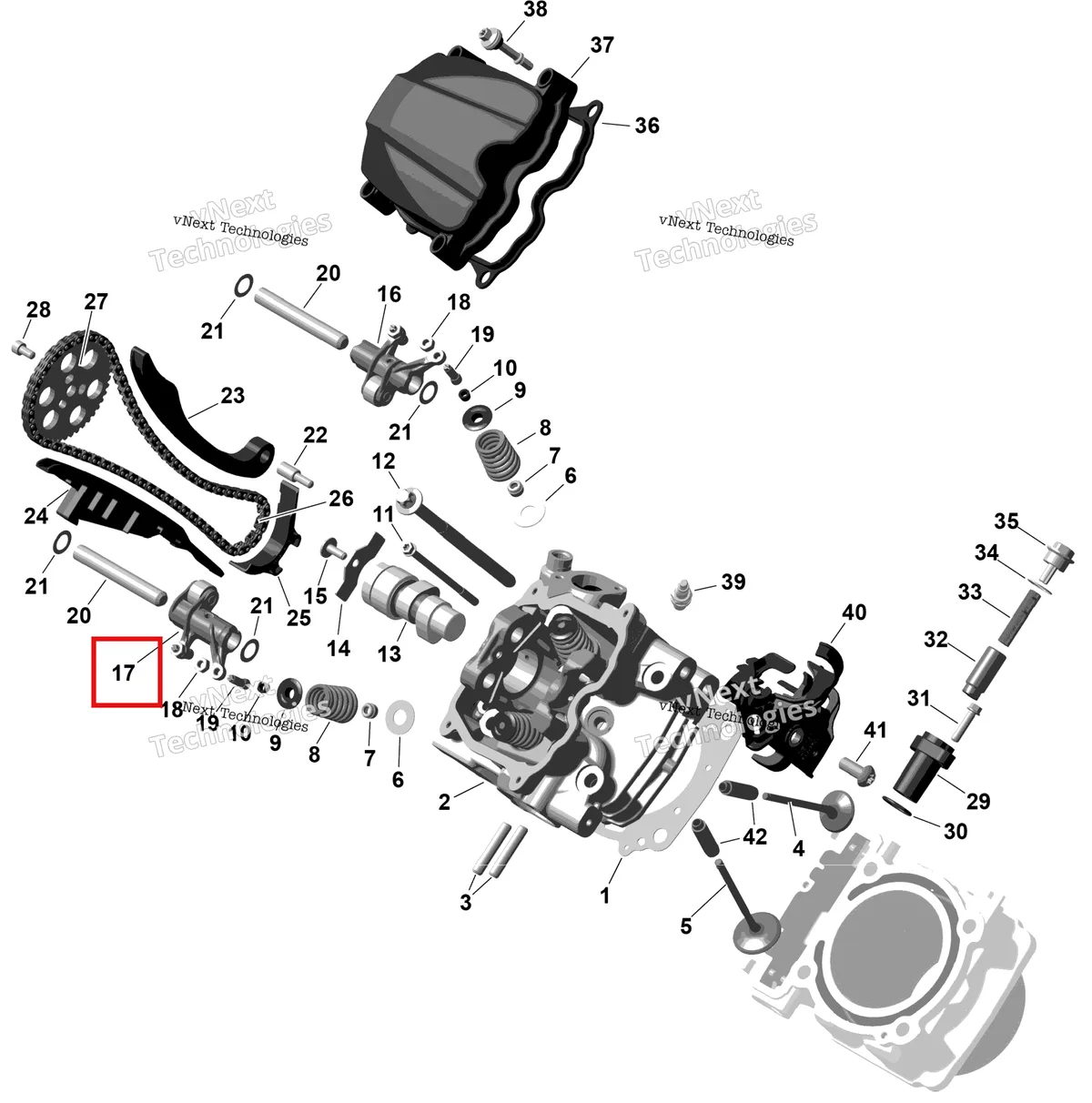 Деталь 420653077 на схеме узла 2026 Can-Am Commander - 1000R EFI - DPS - 6PTB - Compass Green - 60