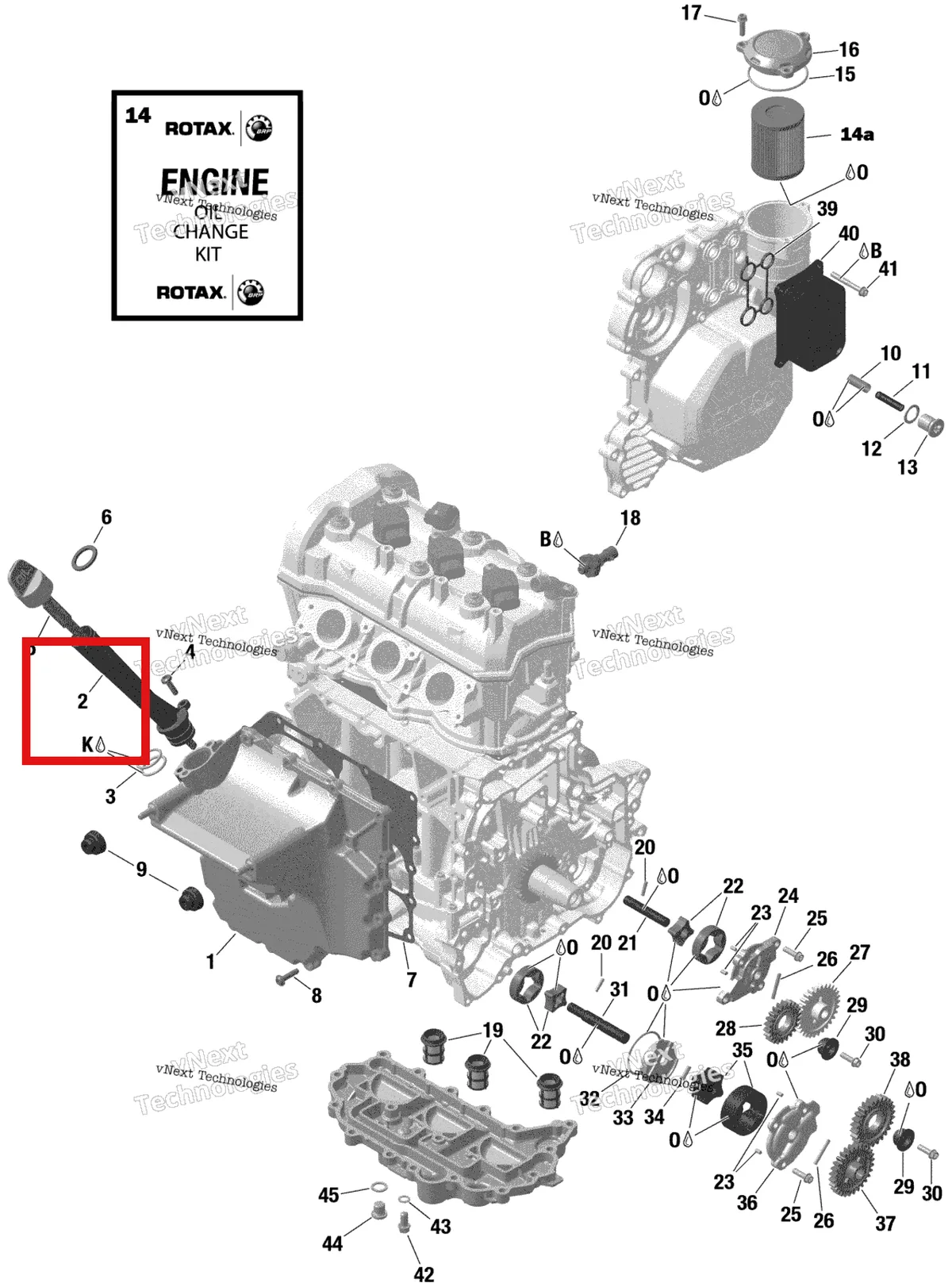 Деталь 420656900 (Маслоналивная Трубка) на схеме узла 2020 Ski-Doo RENEGADE 900 ACE Engine - Lubrication - 900 Ace
