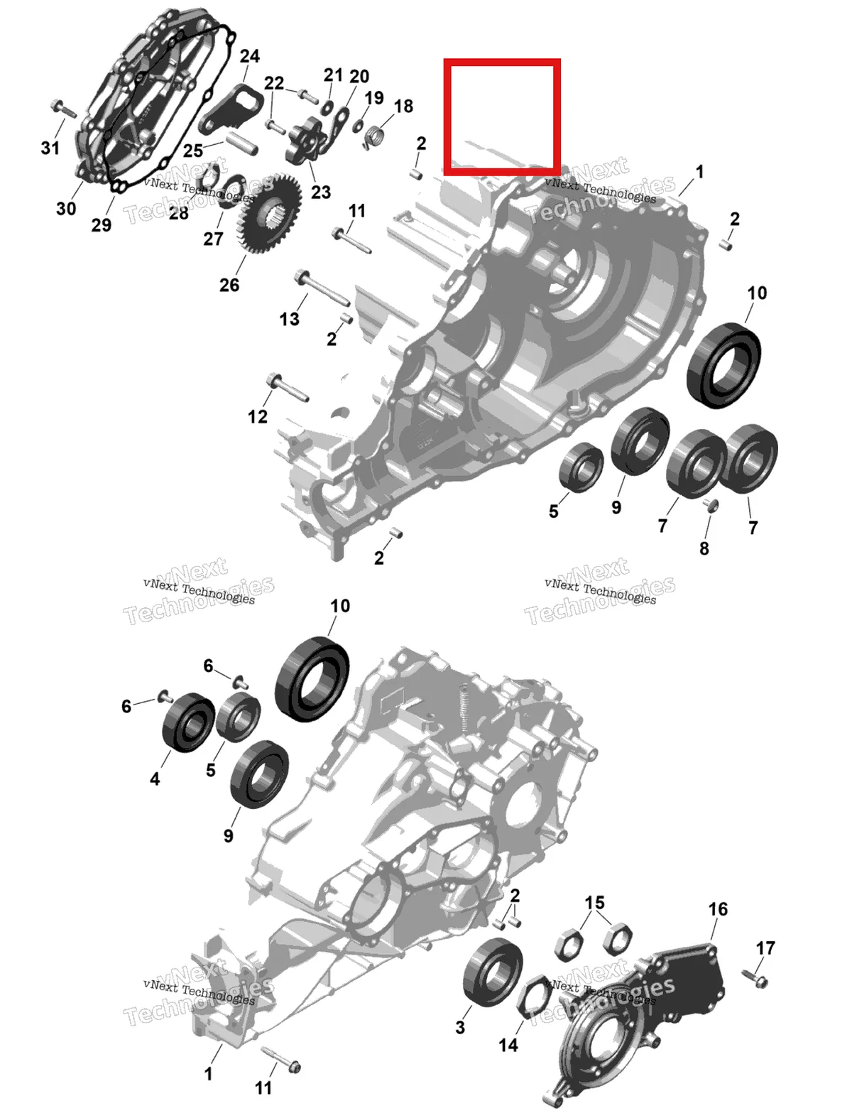Деталь 420657440 на схеме узла 2026 Can-Am Commander - 1000R EFI - DPS - 6PTB - Compass Green - 60