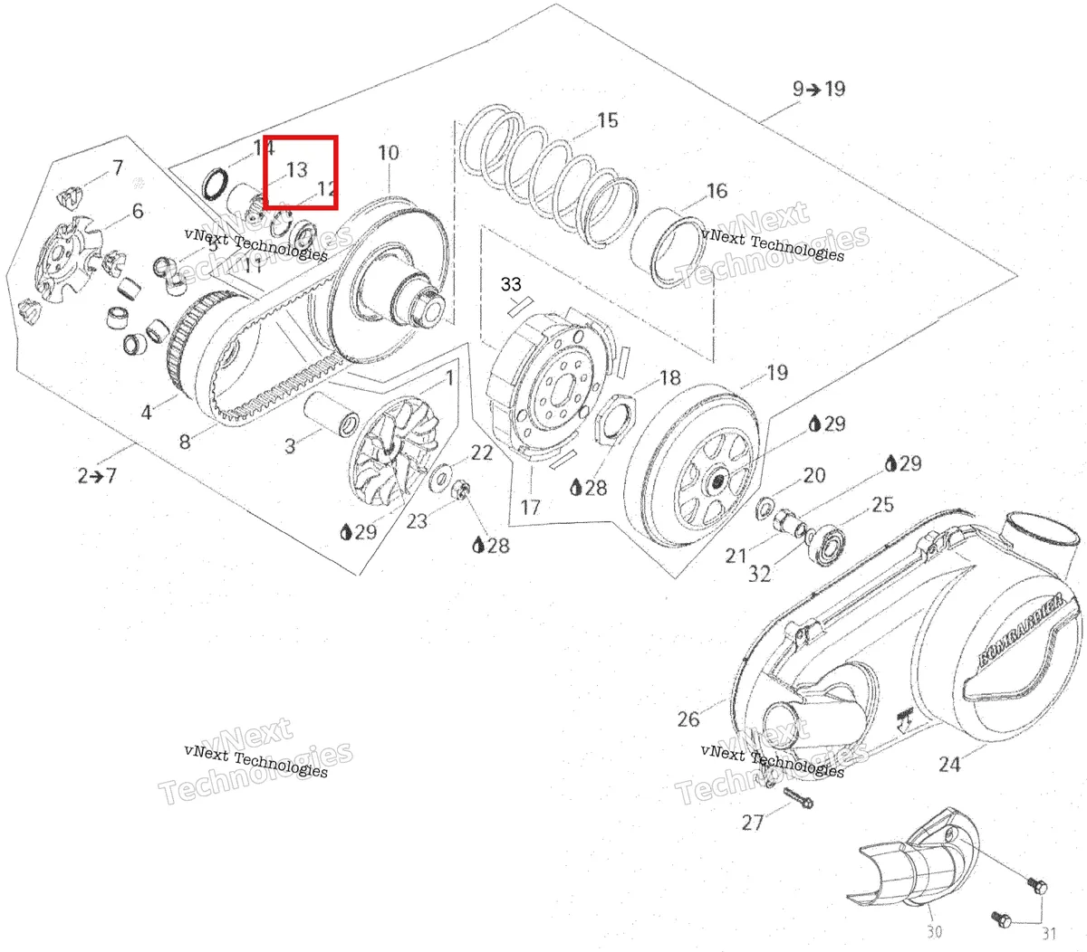 Деталь 420659400 на схеме узла 2007 Can-Am Rally 175 Pulley System