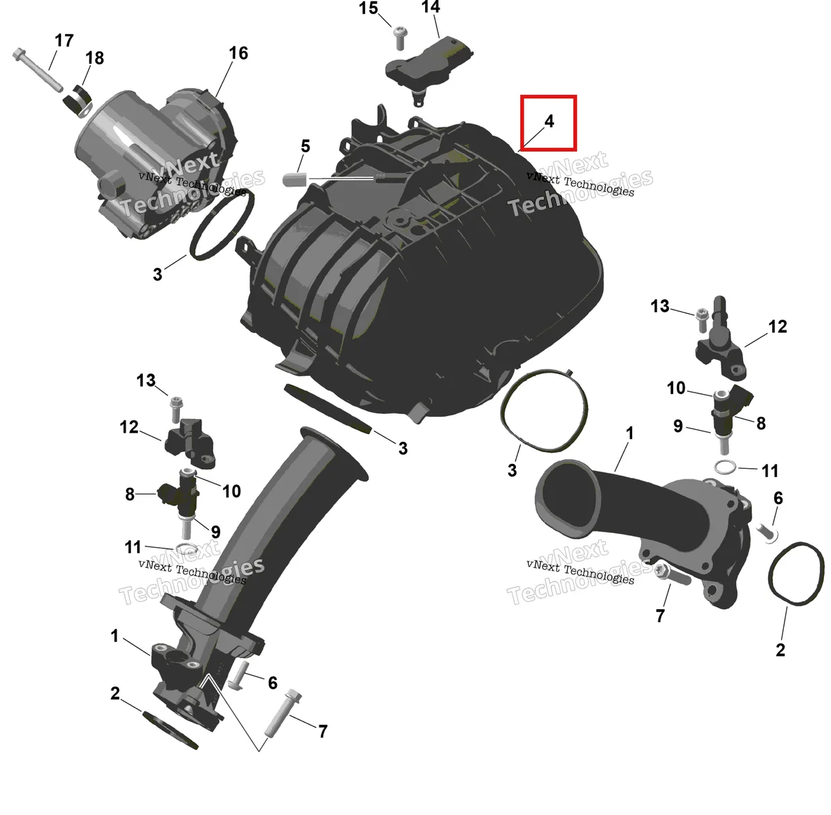 Деталь 420667386 на схеме узла 2025 Can-Am Commander - 1000R EFI - DPS - 6PSA - Compass Green - 60