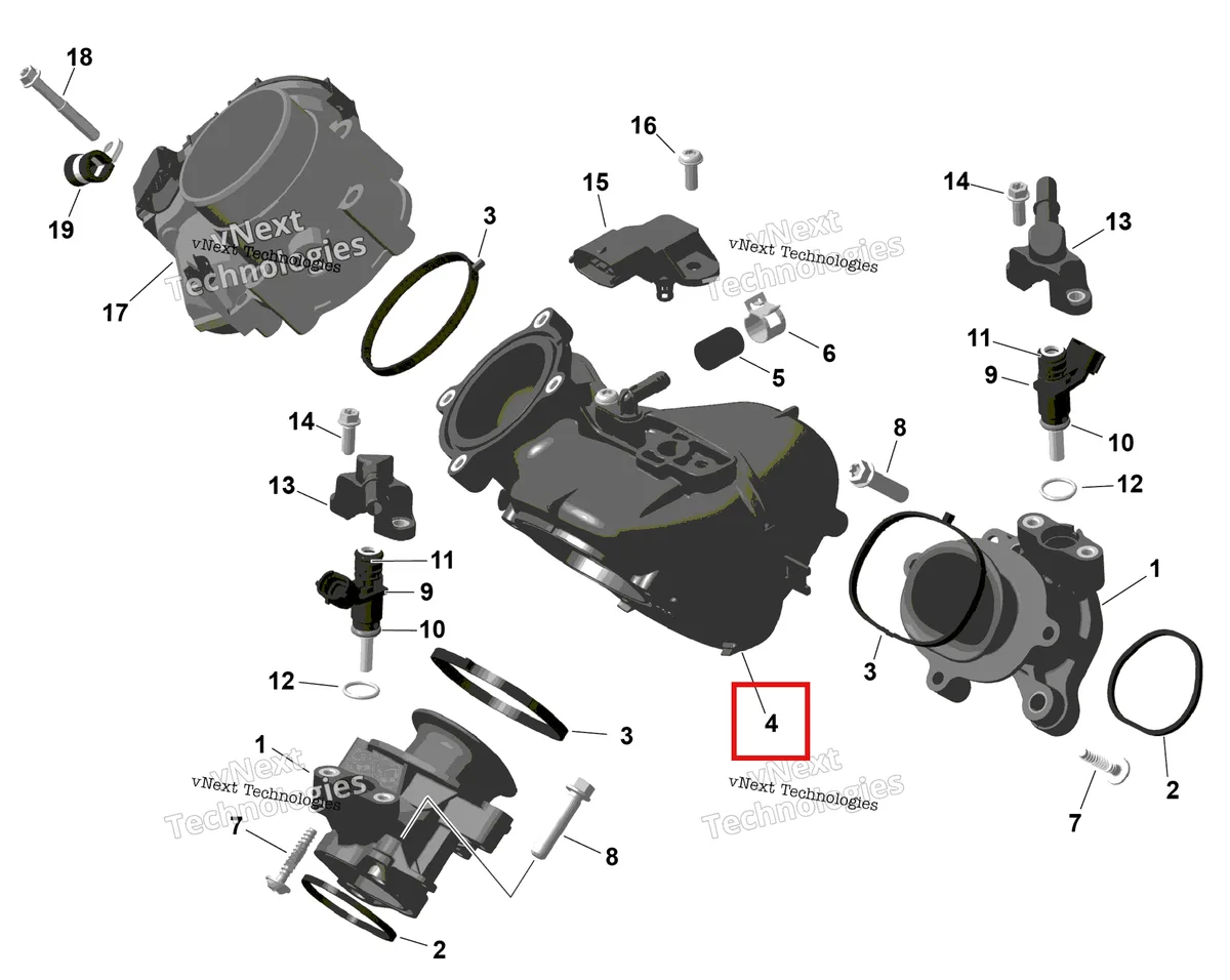 Деталь 420667800 на схеме узла 2026 Can-Am Defender - HD9 - BASE - 6WTA - Compass Green - 62