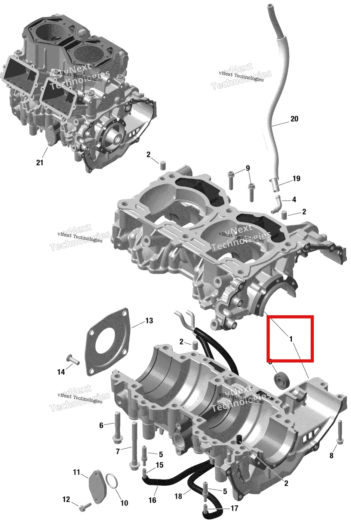 Деталь 420686667 на схеме узла 2022 Ski-Doo SUMMIT 600R E-TEC - SP - Package 146