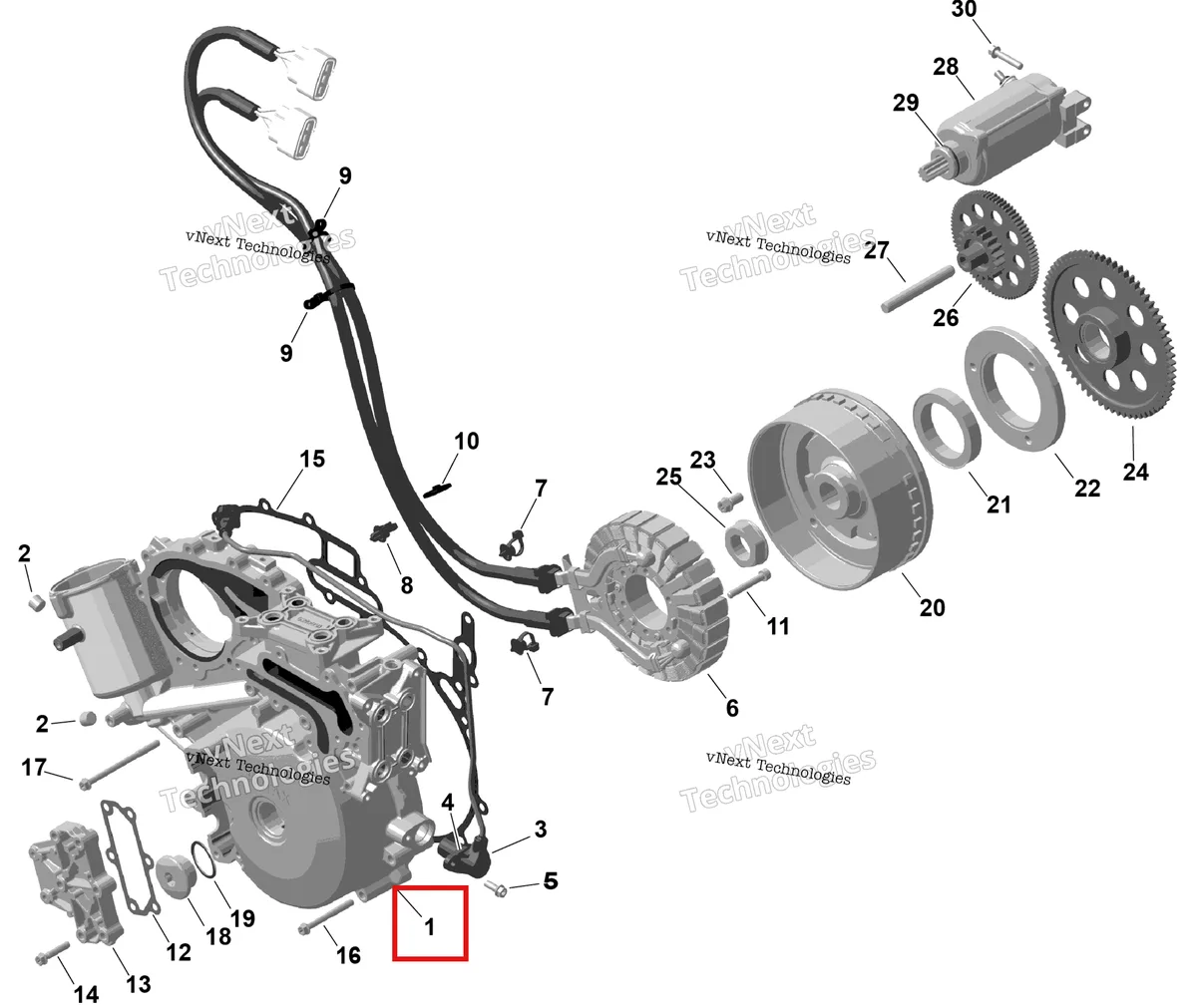 Деталь 420686853 на схеме узла 2025 Can-Am Maverick R - 996NT - BASE - 9BSC - Catalyst Gray - 77