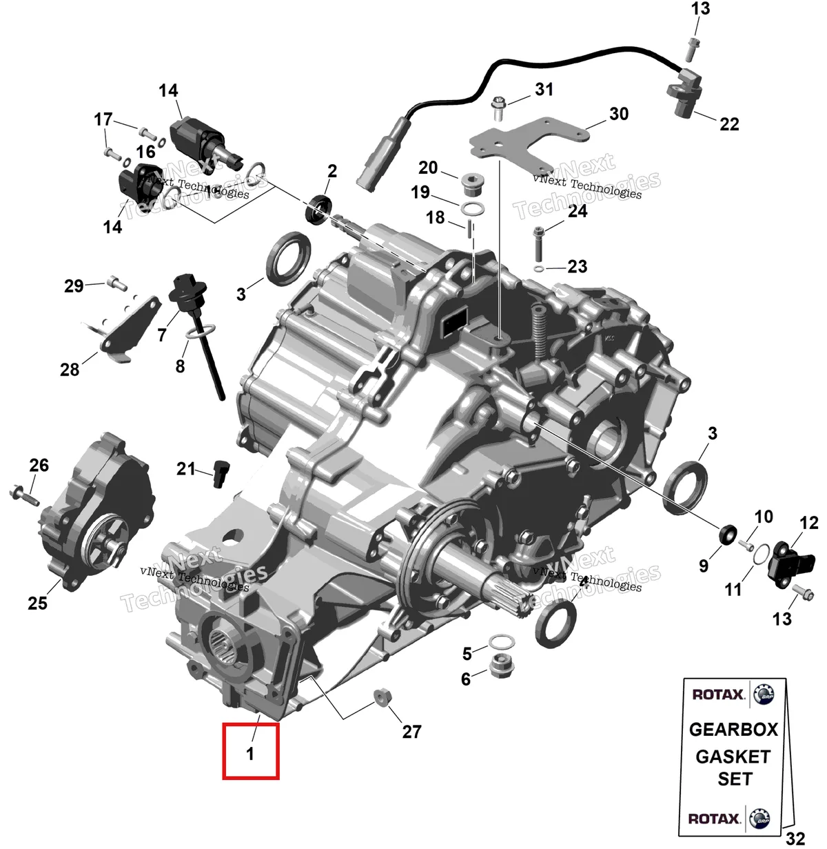 Деталь 420686868 на схеме узла 2026 Can-Am Defender - HD10 - DPSCAB - 8UTF - Compass Green - 65