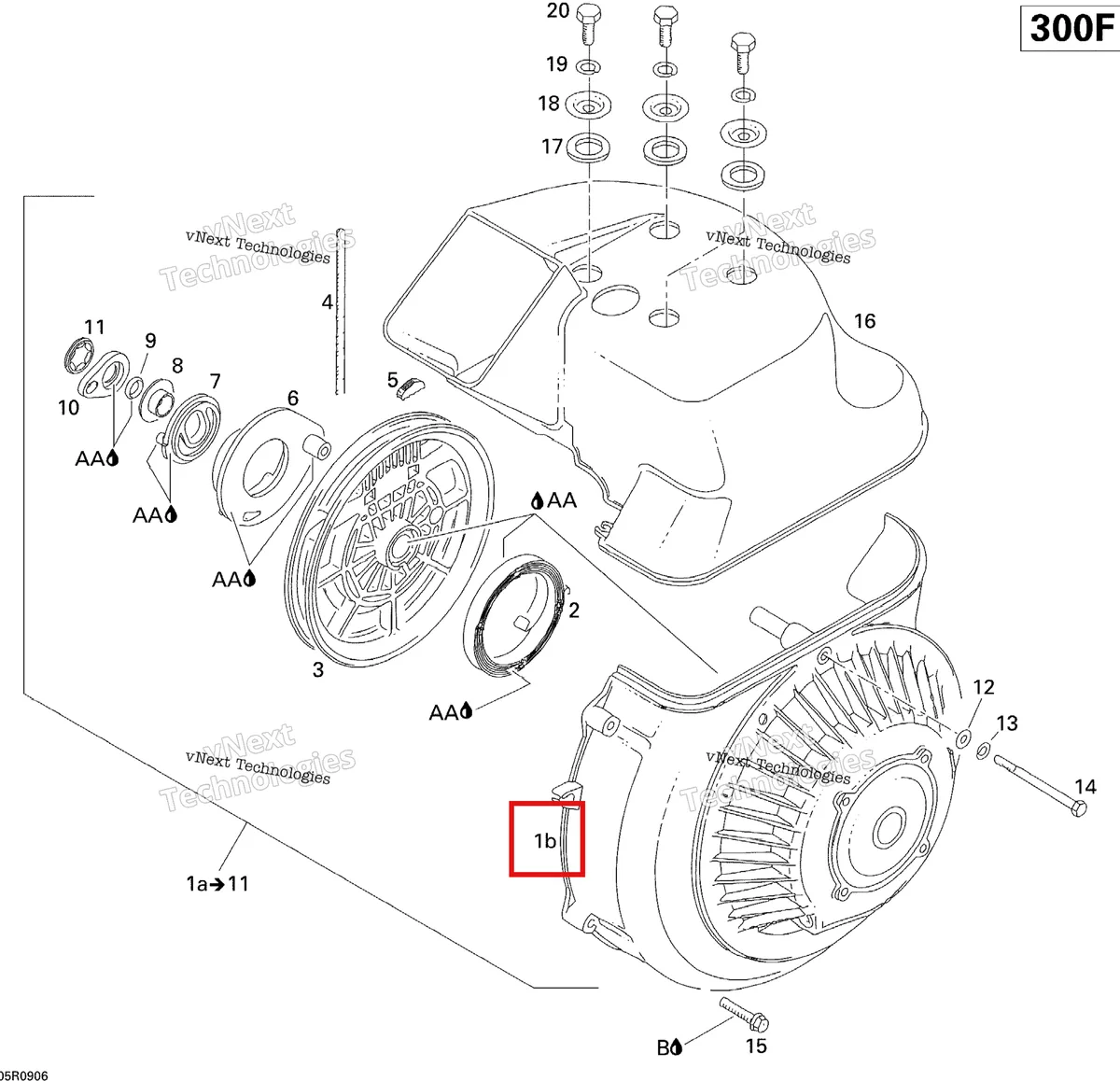 Схема применяемости: Вентилятор Cowling Ski-Doo Skandic Tundra (2009) (420810286)