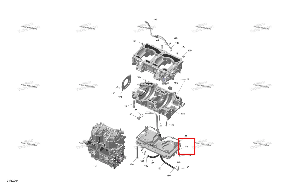 Деталь 420812688 на схеме узла 2027 Ski-Doo MXZ - X-RS with Competition package - 850 E-TEC Turbo R - UCVA - Deep Black - 15X137X1.25RSII2P Track - SHOT starter Rotax - Crankcase