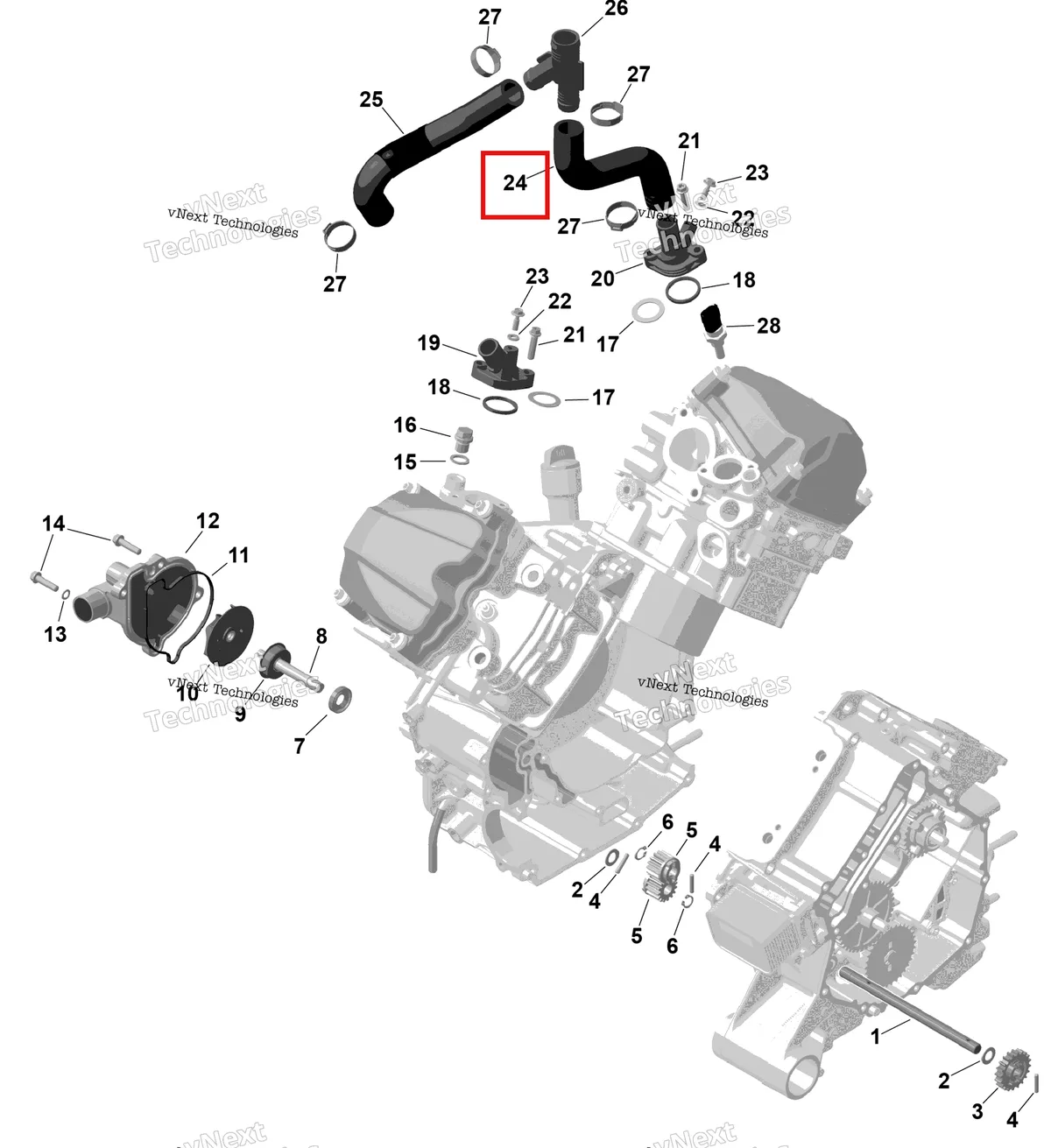 Деталь 420822696 на схеме узла 2026 Can-Am Defender - HD9 - BASE - 6WTA - Compass Green - 62