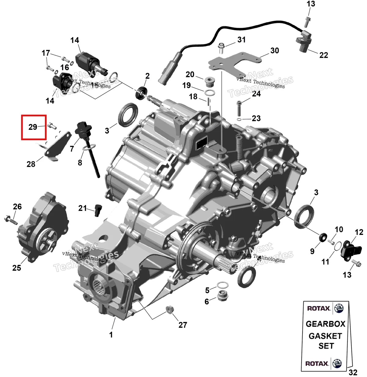 Деталь 420840394 (Allen винт M6 X14 Can-Am Maverick Sport 1000R XRC (2020) (420840394)) на схеме узла 2026 Can-Am Commander - 1000R EFI - DPS - 6PTB - Compass Green - 60