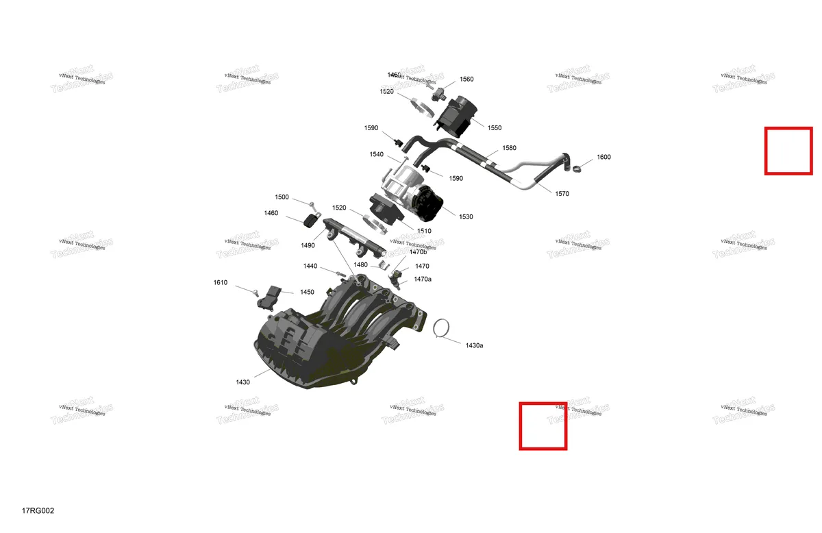 Деталь 420841103 на схеме узла 2027 Ski-Doo EXPEDITION - SPORT - 600 ACE - KCVA - Neo Yellow - 16X154X1.5CH Track Rotax - Air Intake Manifold And Throttle Body