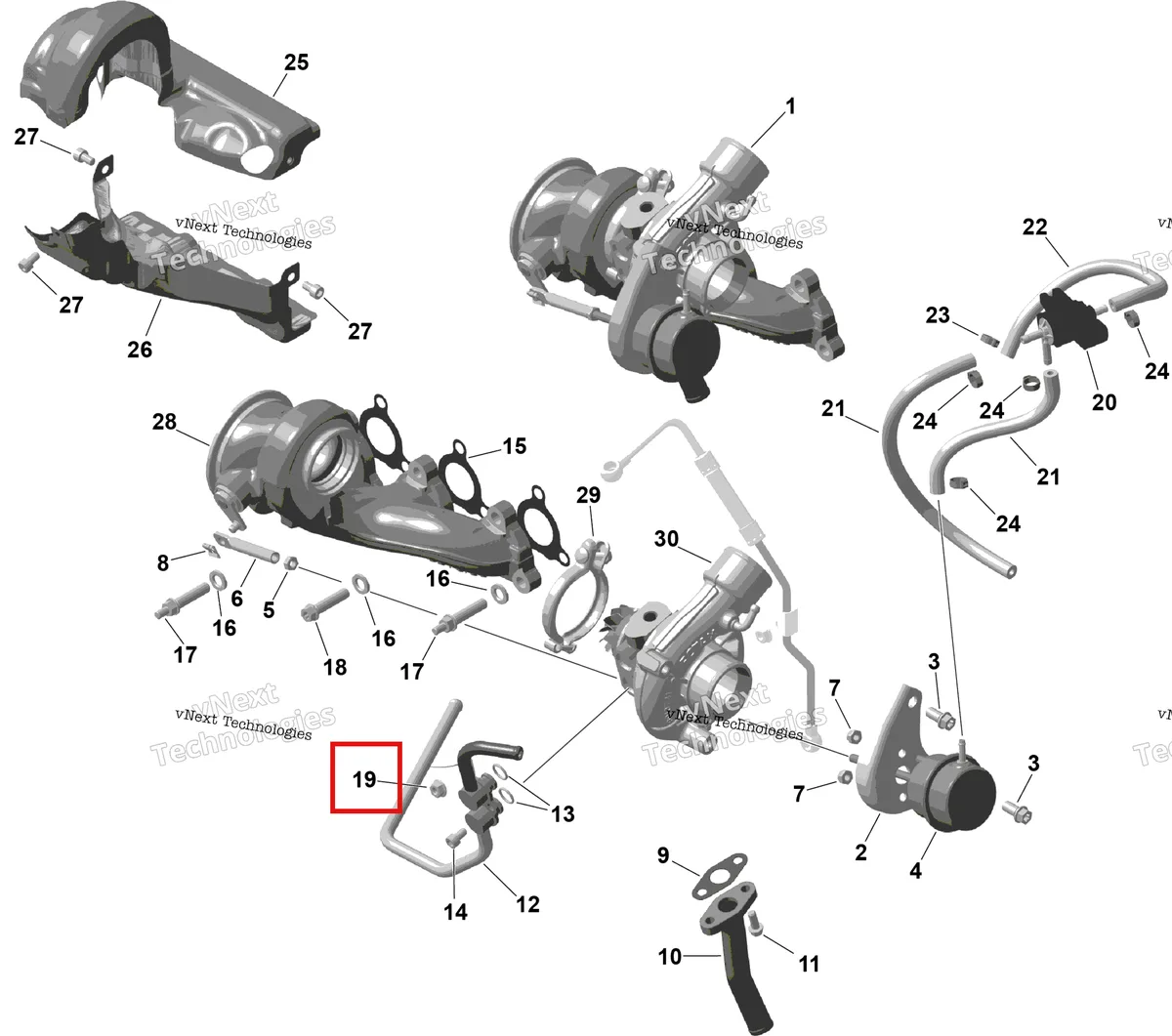 Деталь 420842890 на схеме узла 2026 Can-Am Maverick Max - TURBO - DS - 7WTB - Dusty Navy Satin - 64