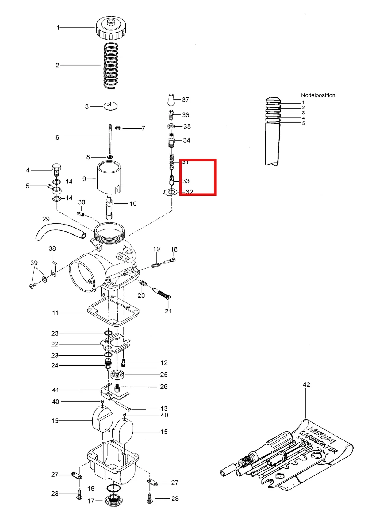 Деталь 420845230 (Видимая пластина) на схеме узла 02- Carburetor