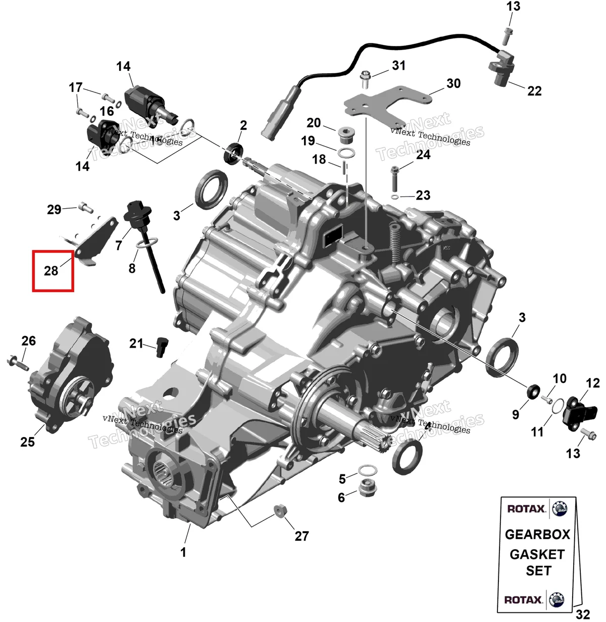 Деталь 420851548 на схеме узла 2026 Can-Am Commander - 1000R EFI - DPS - 6PTB - Compass Green - 60