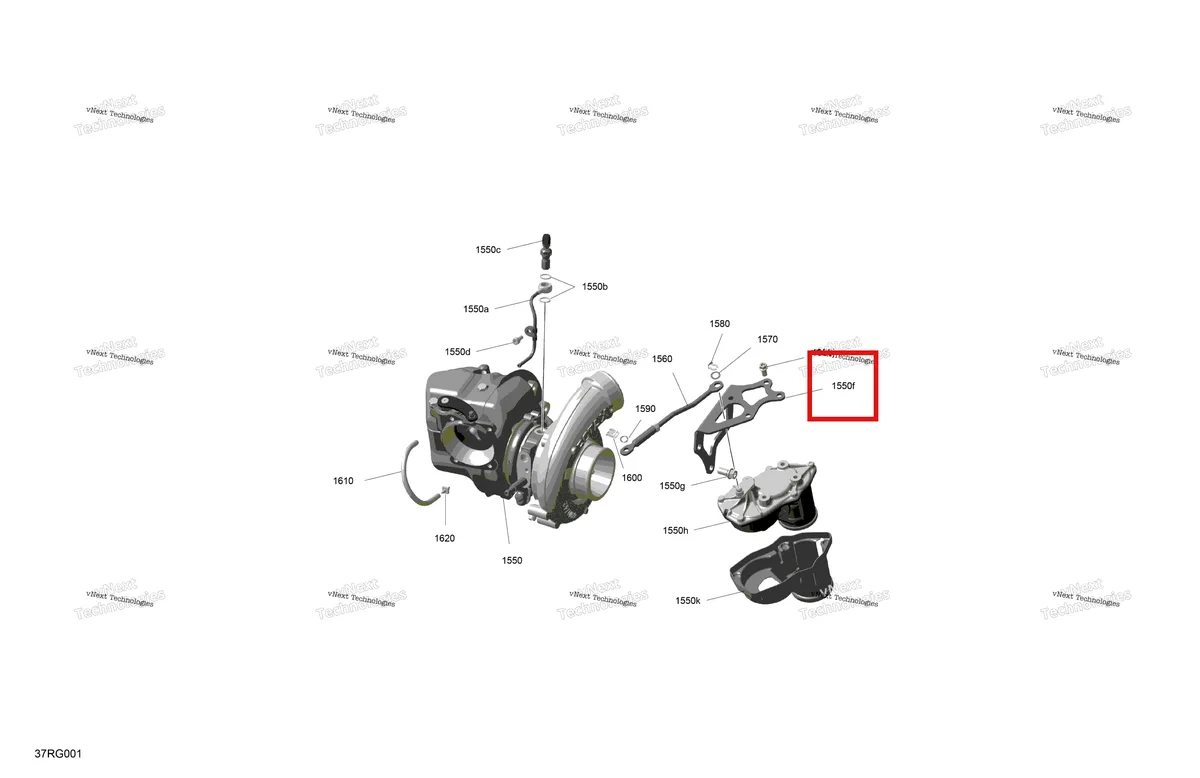 Деталь 420851735 на схеме узла 2027 Ski-Doo MXZ - X-RS with Competition package - 850 E-TEC Turbo R - UCVA - Deep Black - 15X137X1.25RSII2P Track - SHOT starter Rotax - Turbo Charger Assy