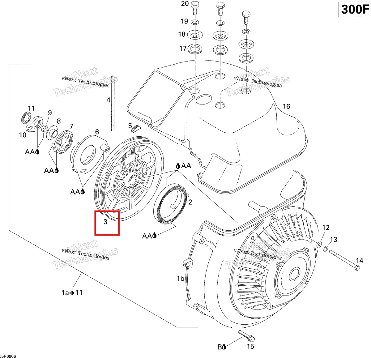 Деталь 420852289 (Швелер веревки) на схеме узла 2009 Ski-Doo Skandic Tundra Rewind Starter