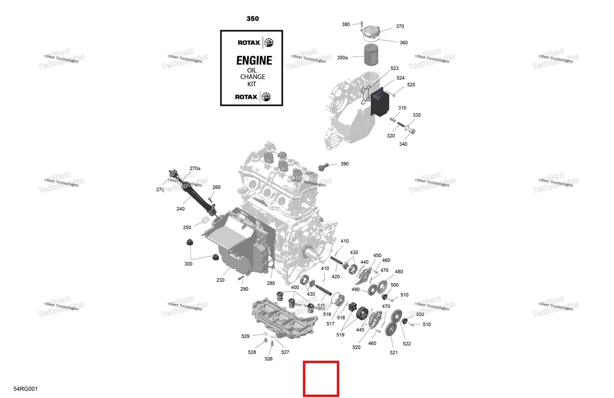 Деталь 420856666 на схеме узла 2027 Ski-Doo EXPEDITION - LE - 900 ACE - AAVA - Deep Black - 20X154X1.5CSS Track Rotax - Engine Lubrication