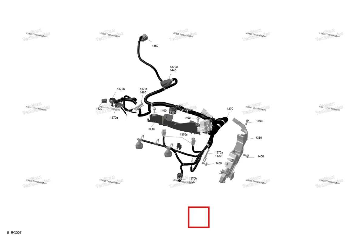 Схема применяемости: Разъём крышка Ski-Doo Expedition 850 E-TEC SE (2024) (420860455)