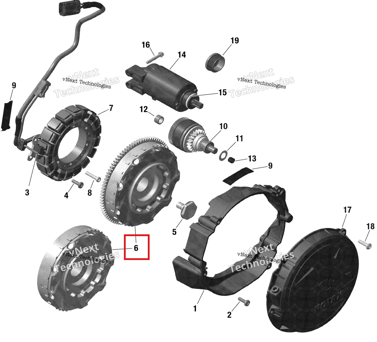 Деталь 420864437 на схеме узла 2022 Ski-Doo SUMMIT 600R E-TEC - SP - Package 146