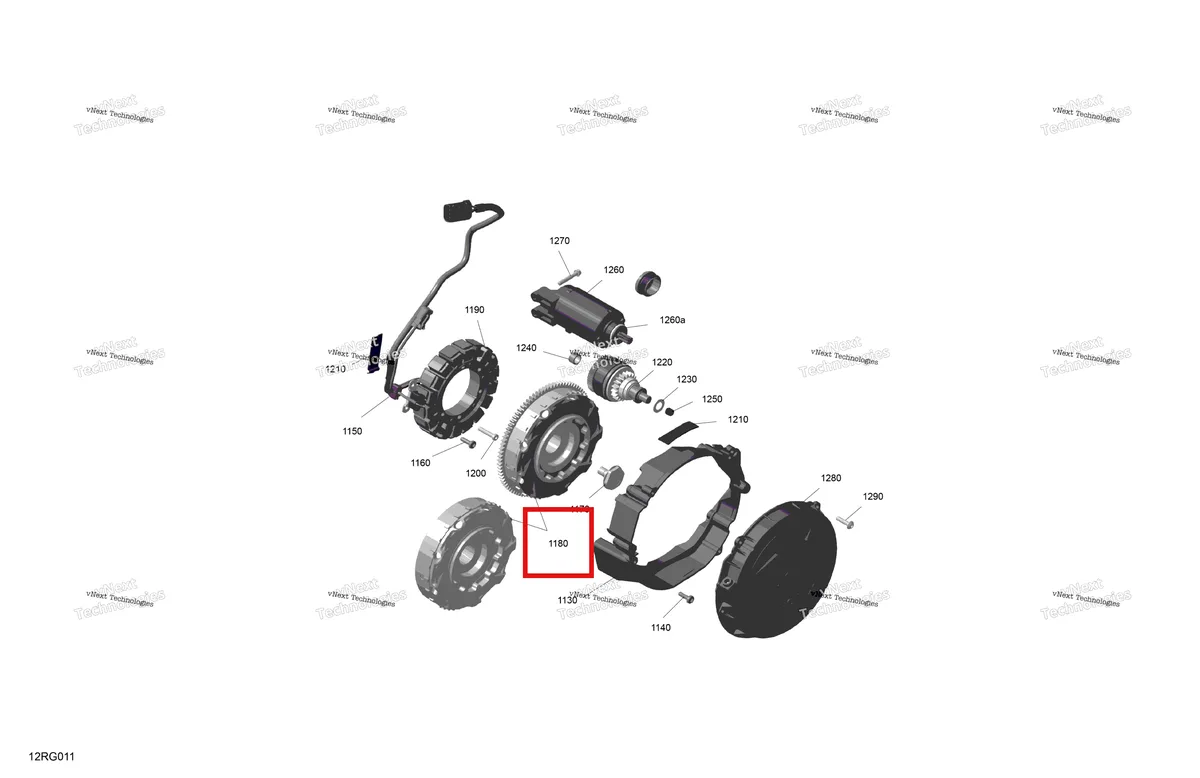 Деталь 420866048 на схеме узла 2027 Ski-Doo SUMMIT - Adrenaline - 600RR E -TEC - CEVG - Northern Lichen - 16X154X2.5PLF Track Rotax - Magneto And Electric Starter