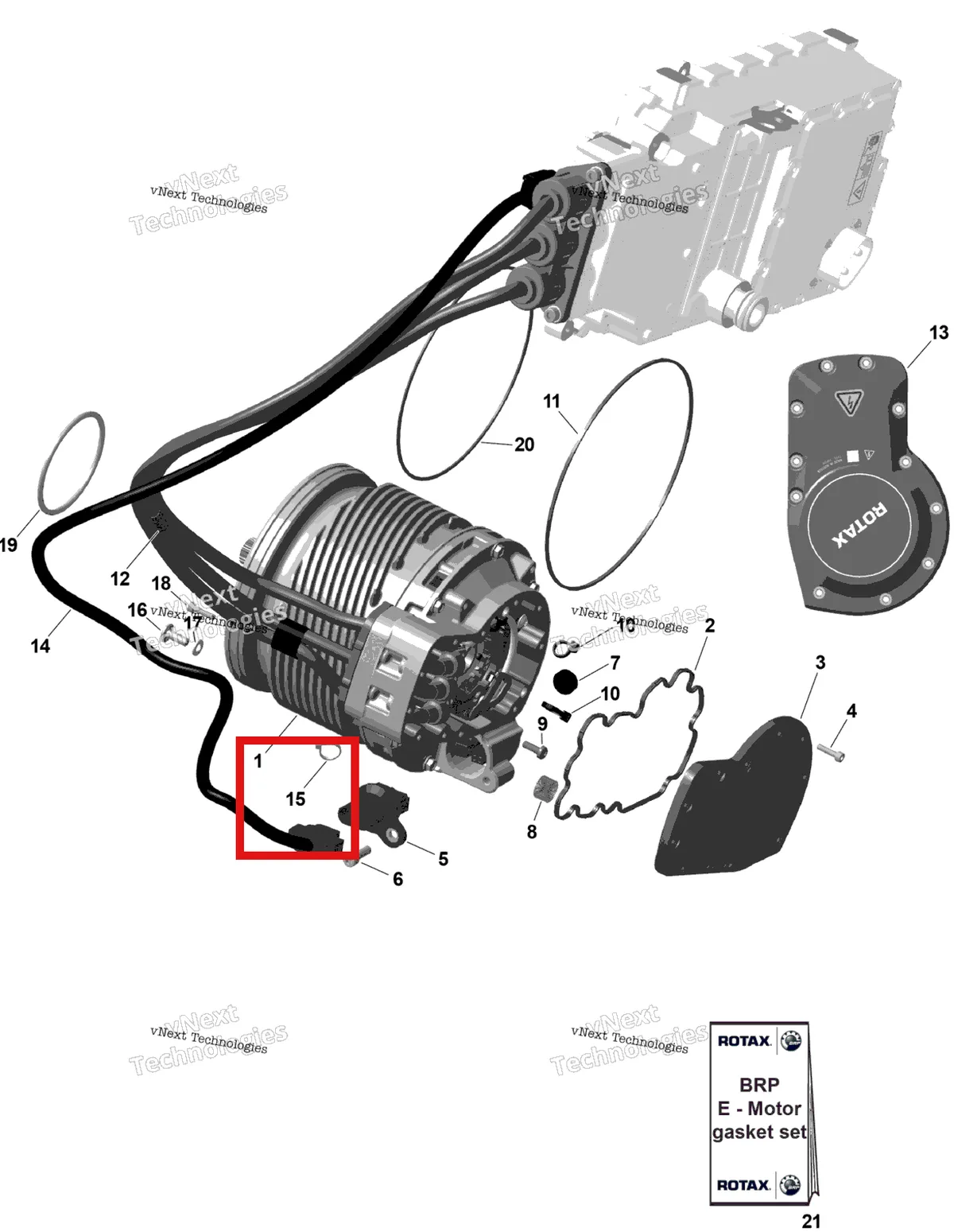 Деталь 420866710 (Стяжка) на схеме узла 2026 Can-Am OUTLANDER - 4X4 - EV - 2WTB - Bright White Rotax - E-Motor