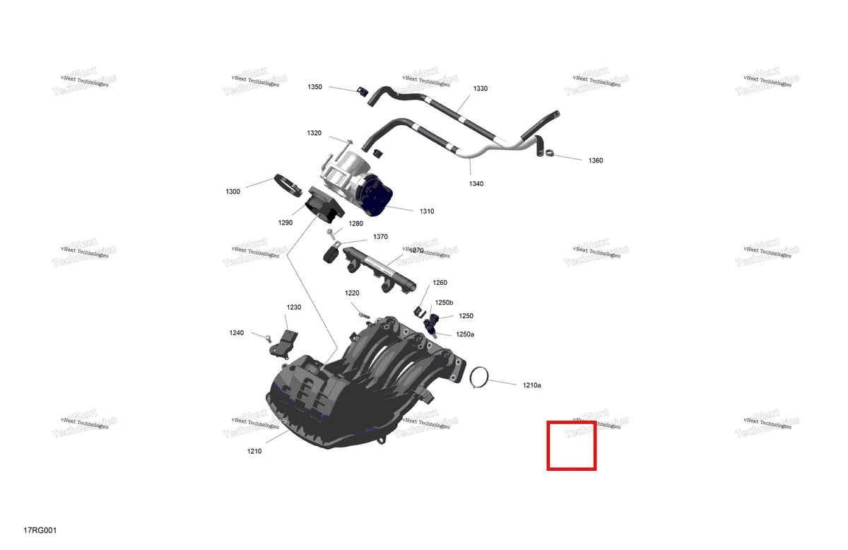 Деталь 420867110 (Разъем) на схеме узла 2027 Ski-Doo EXPEDITION - LE - 900 ACE - AAVA - Deep Black - 20X154X1.5CSS Track Rotax - Air Intake Manifold And Throttle Body