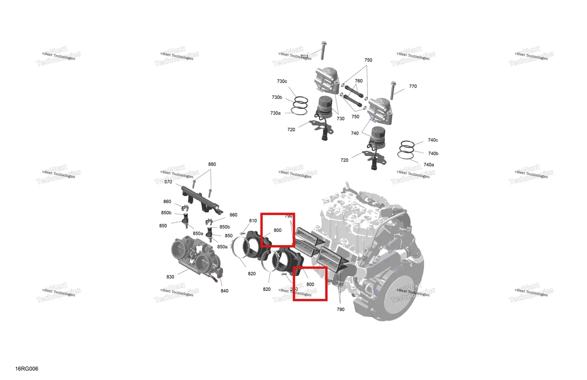Деталь 420867390 на схеме узла 2027 Ski-Doo SUMMIT - Adrenaline - 600RR E -TEC - CEVG - Northern Lichen - 16X154X2.5PLF Track Rotax - Electronic Fuel Injection