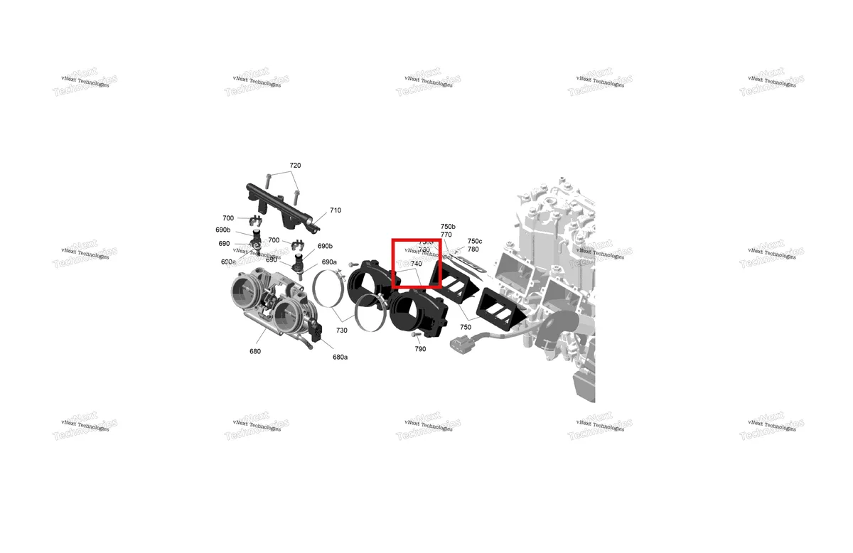 Деталь 420867392 на схеме узла 2027 Ski-Doo SUMMIT - NEO - 600 EFI - TWVA - Deep Black - 14X146X1.6CF Track Rotax - Electronic Fuel Injection