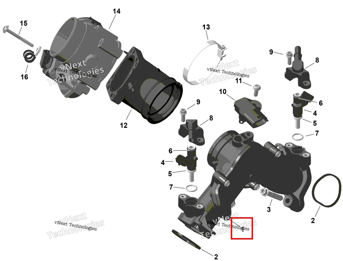 Деталь 420867941 на схеме узла 2026 Can-Am Defender - HD10 - DPS - 8BTF - Compass Green - 64