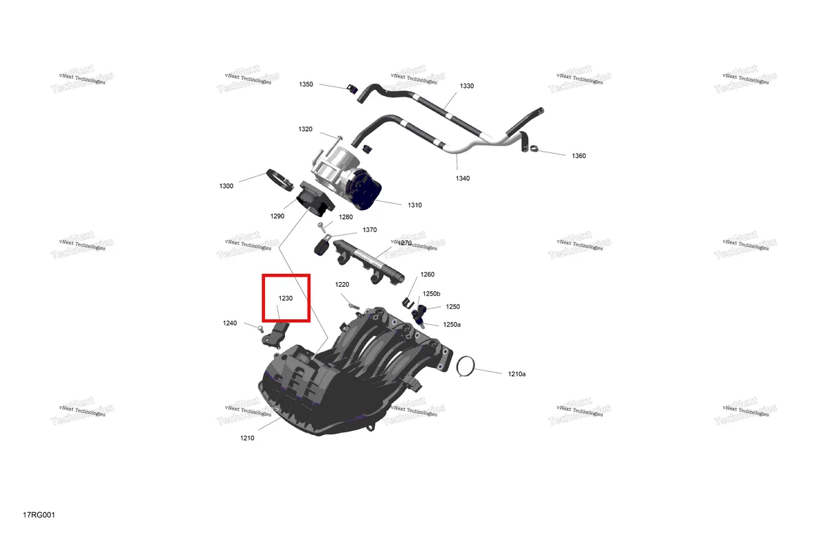 Деталь 420874658 (Давления и датчик температуры Can-Am Maverick Sport 1000R XRC (2022) (420874658)) на схеме узла 2027 Ski-Doo SKANDIC - LE - 900 ACE - AHVA - Deep Black - 20X154X1.5CSS Track Rotax - Air Intake Manifold And Throttle Body