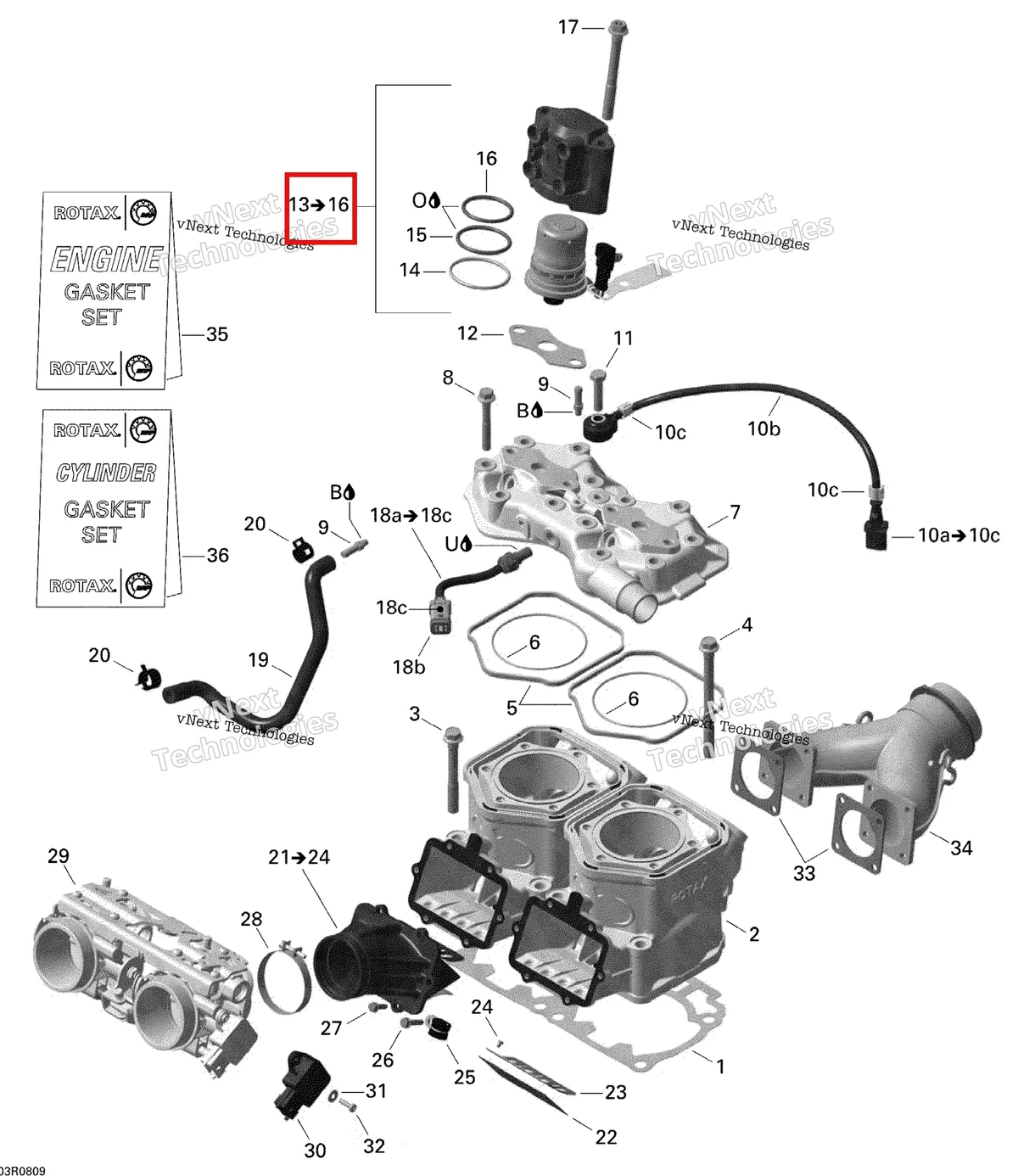 Деталь 420874730 на схеме узла Cylinder And Injection System