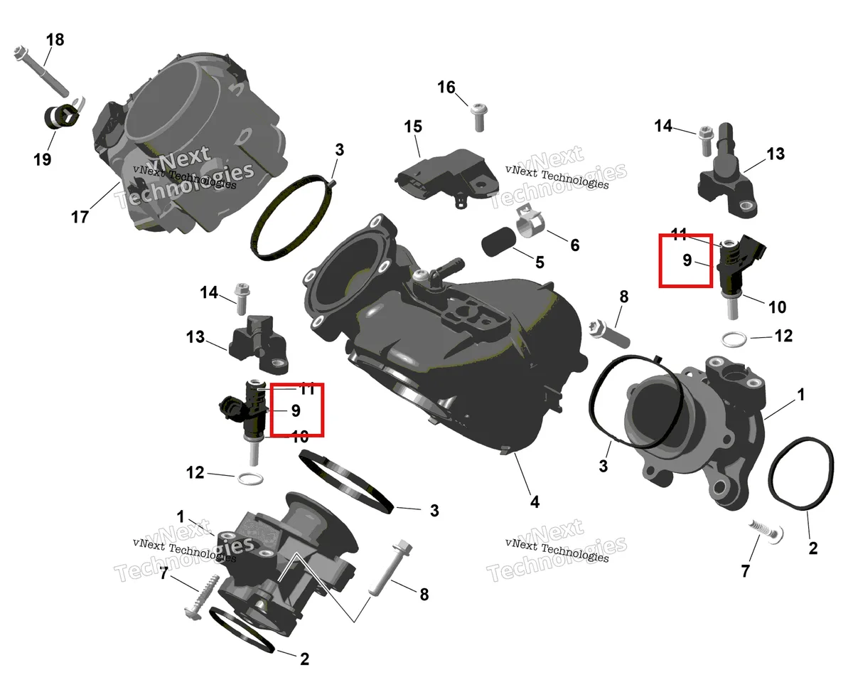 Деталь 420874886 на схеме узла 2026 Can-Am Defender - HD9 - BASE - 6WTA - Compass Green - 62