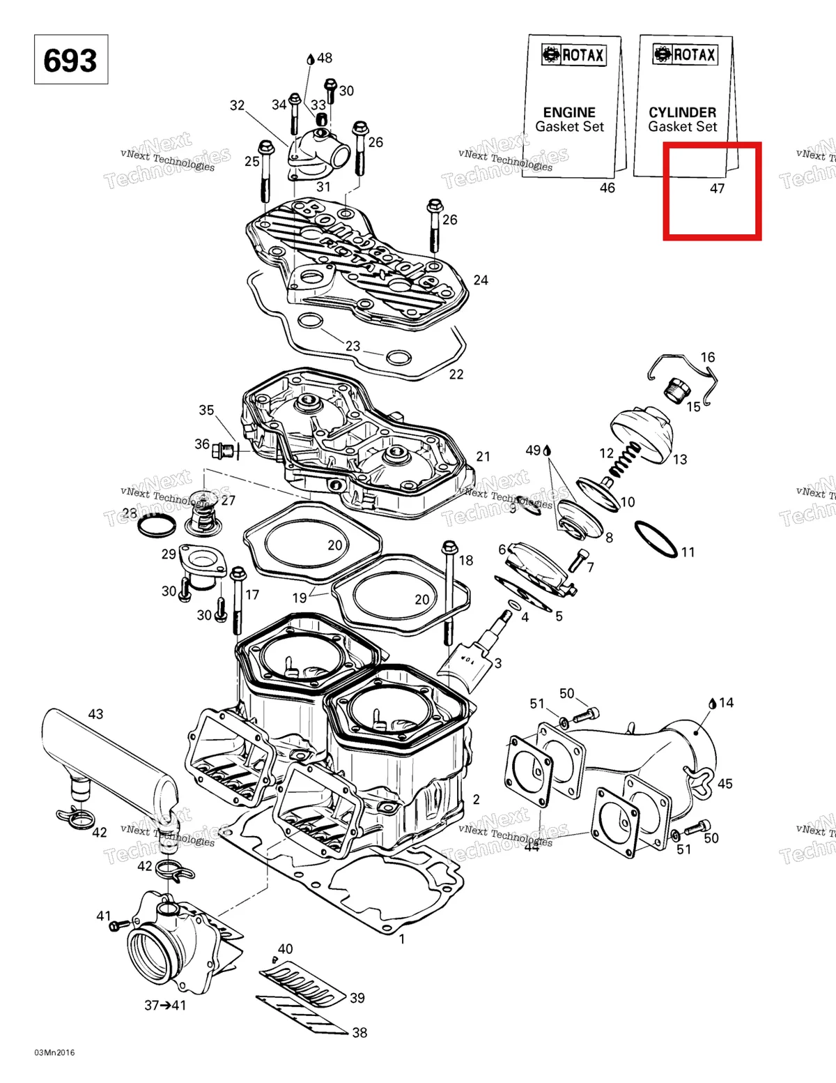 Деталь 420888605 на схеме узла 2000 Ski-Doo Formula Z 600/700 Cylinder, Exhaust Manifold, Reed Valve 2