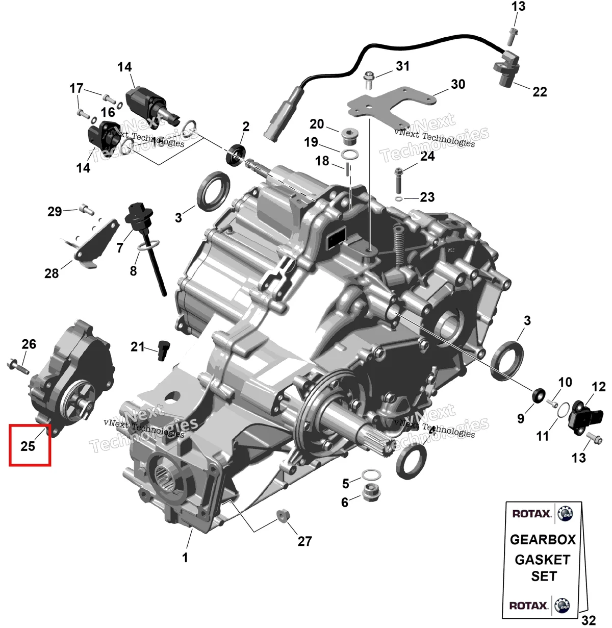 Деталь 420891088 на схеме узла 2026 Can-Am Commander - 1000R EFI - DPS - 6PTB - Compass Green - 60
