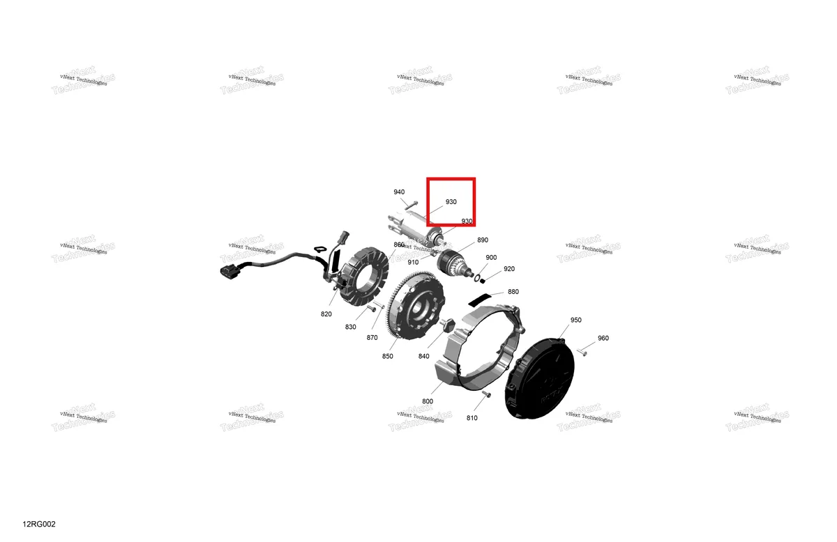 Деталь 420893820 на схеме узла 2027 Ski-Doo SUMMIT - NEO - 600 EFI - TWVA - Deep Black - 14X146X1.6CF Track Rotax - Magneto And Electric Starter