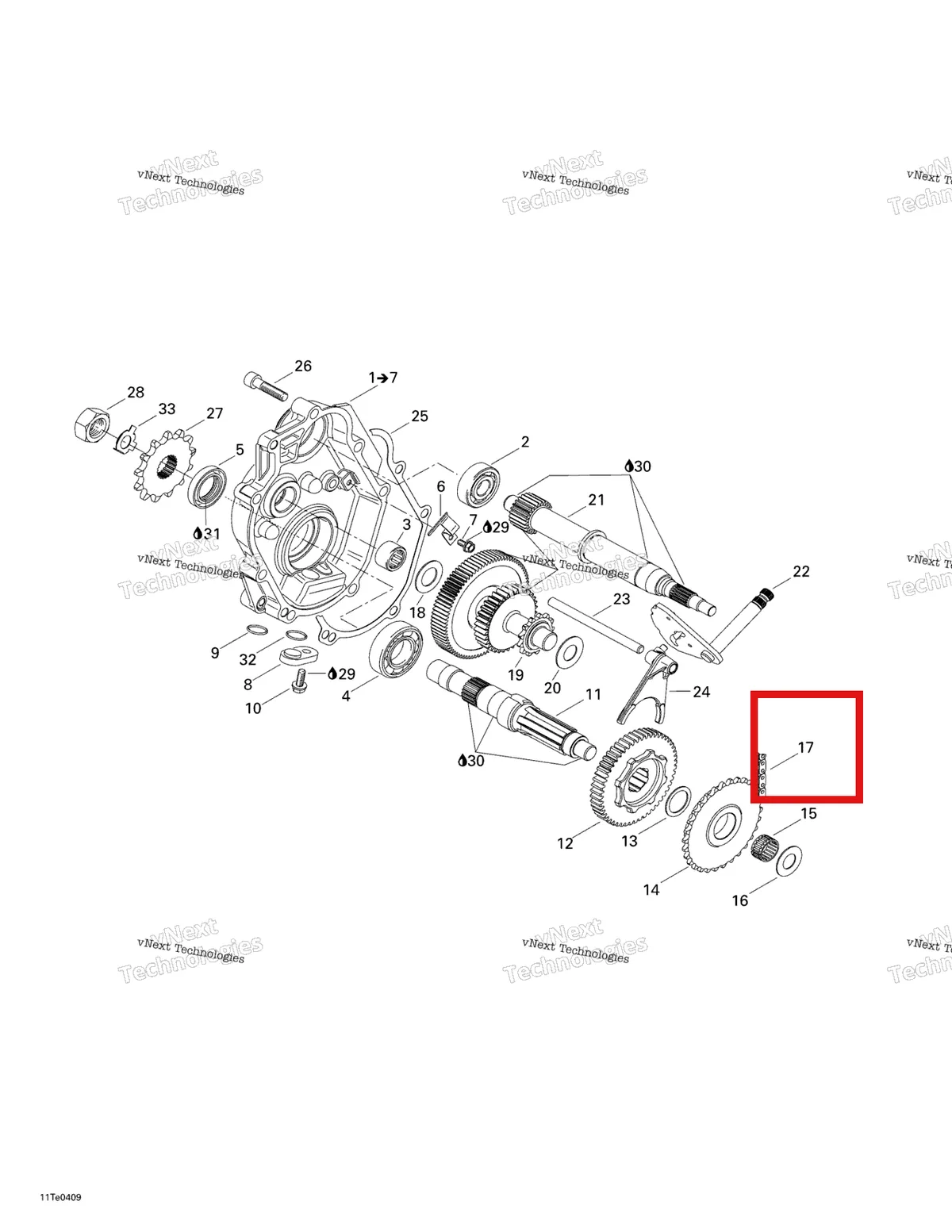 Деталь 420898070 на схеме узла 2004 Can-Am Rally 175 Gear Shift