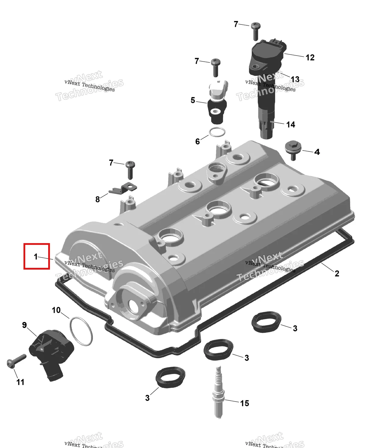 Деталь 420911498 на схеме узла 2025 Can-Am Maverick R - 996NT - BASE - 9BSC - Catalyst Gray - 77