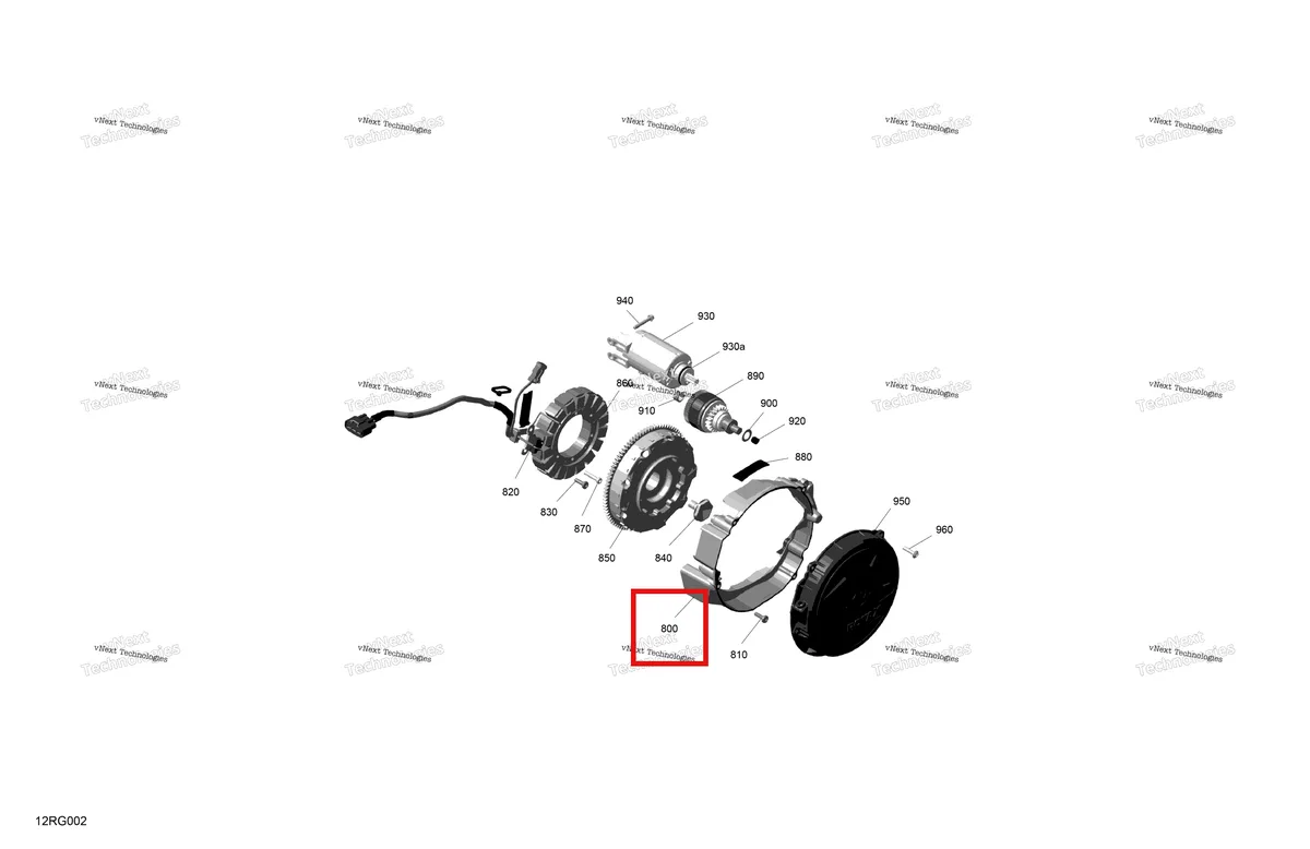 Деталь 420911854 на схеме узла 2027 Ski-Doo SUMMIT - NEO - 600 EFI - TWVA - Deep Black - 14X146X1.6CF Track Rotax - Magneto And Electric Starter