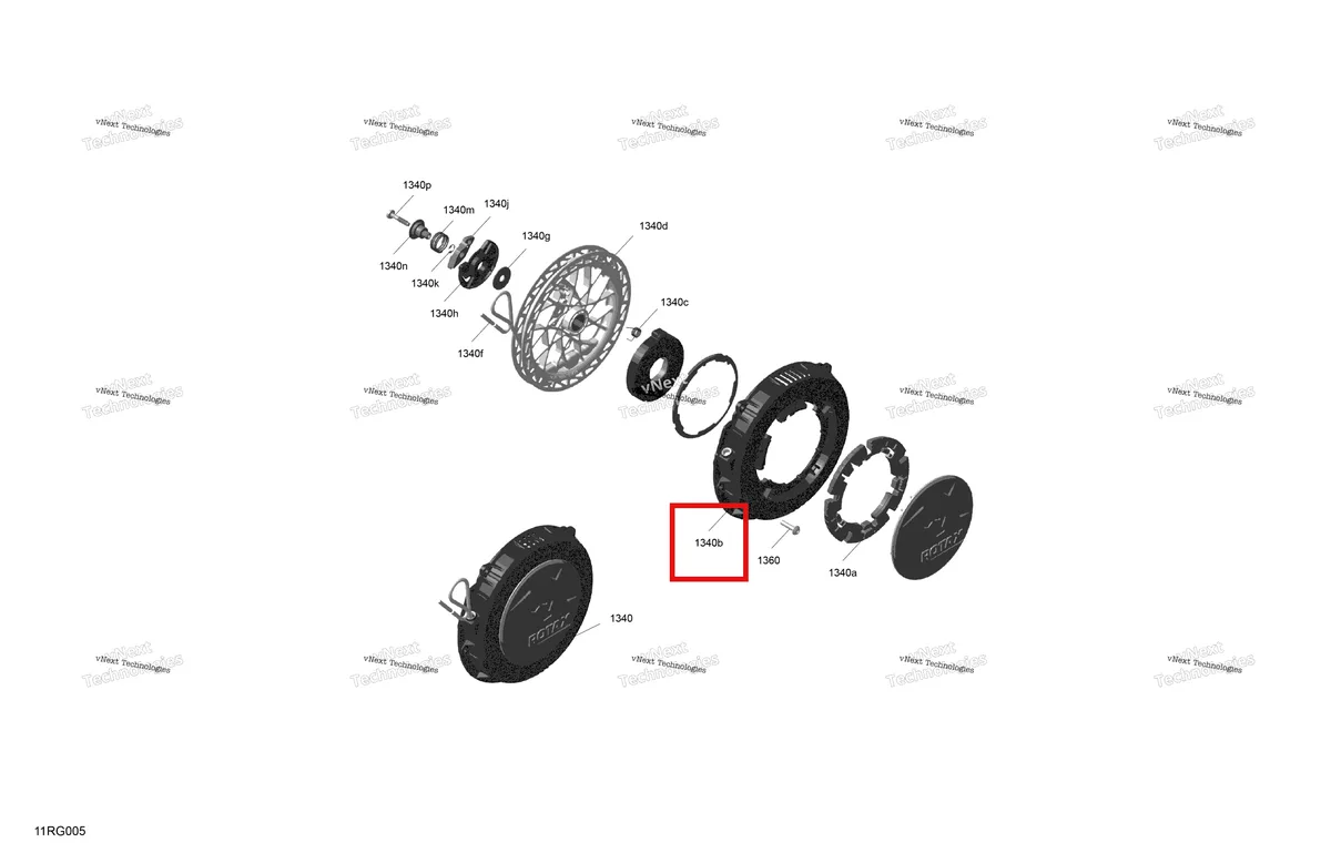 Схема применяемости: Стартер корпус Ski-Doo Summit X 850 E-TEC Turbo R (2026) (420912124)