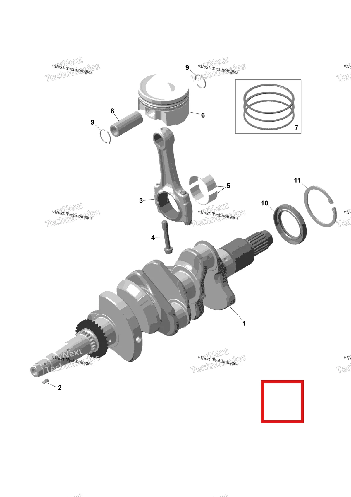 Деталь 420917791 на схеме узла 2026 Can-Am Maverick R - 996NT - X - 8GTA - Legion Red - 77